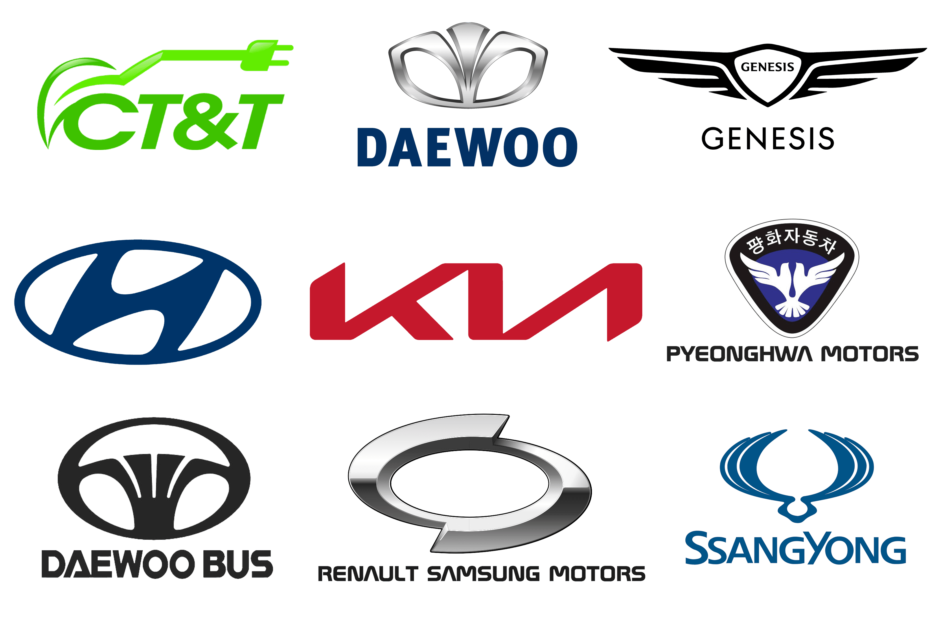 List Of All Korean Car Brands Korean Car Manufacturers
