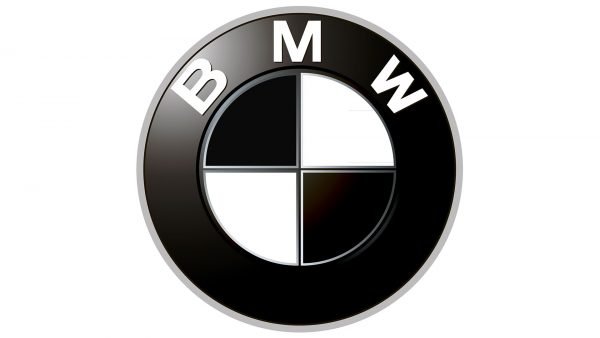 bmw logo black and white