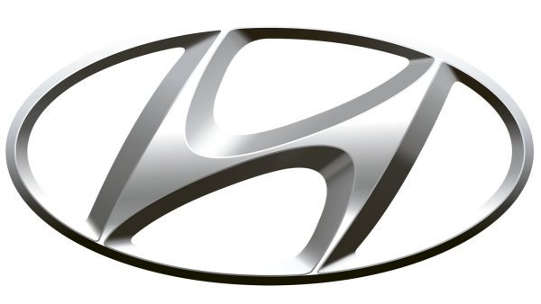 hyundai logo white
