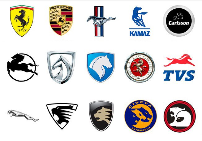 55 Car Logos With Animals