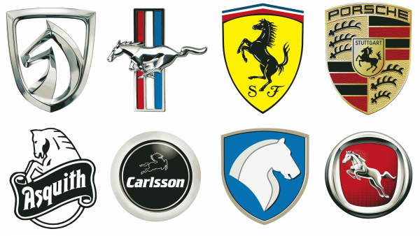 Car Logos with Horse