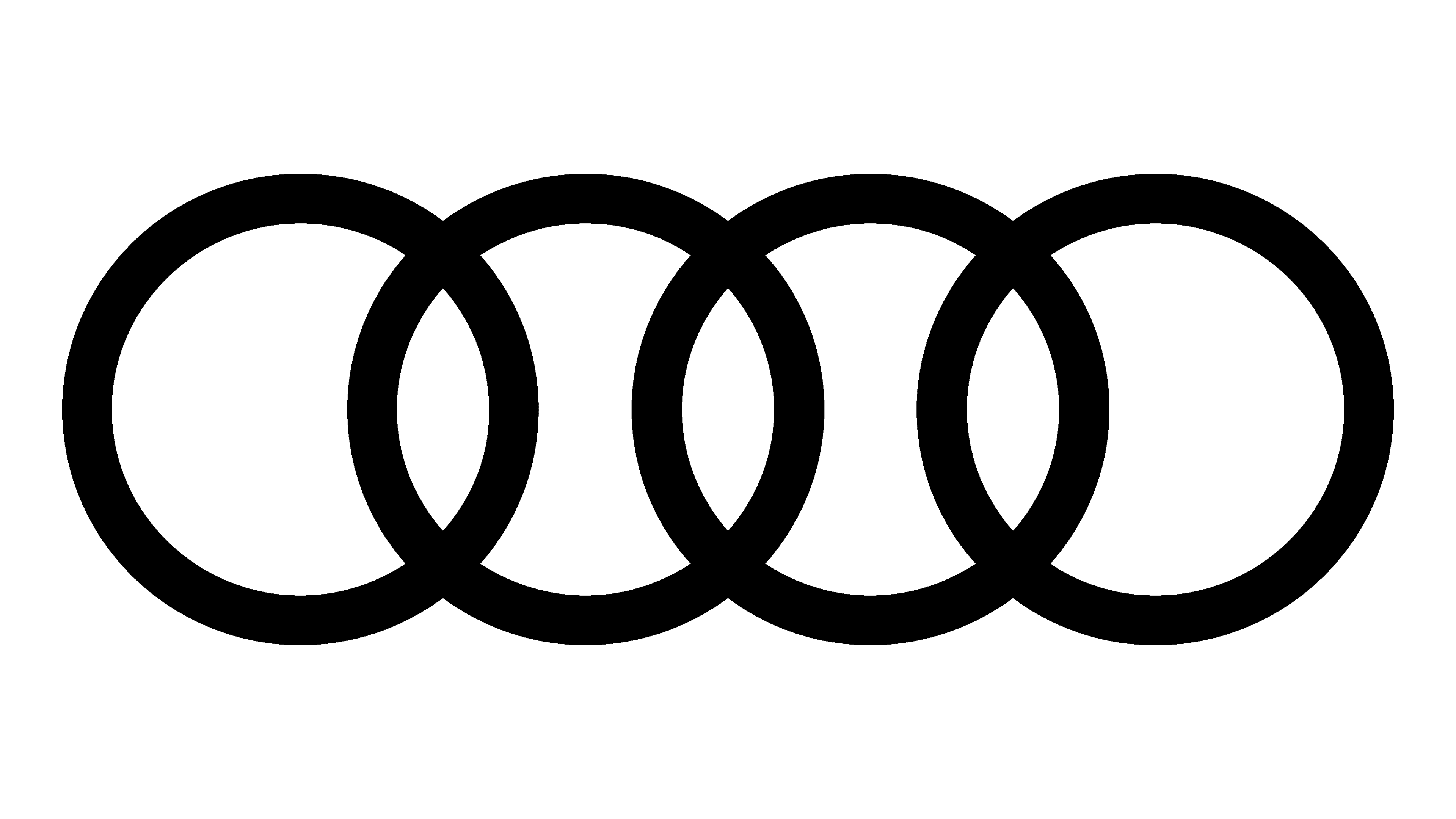 Audi, audi log, logo audi black, black audi, HD phone wallpaper