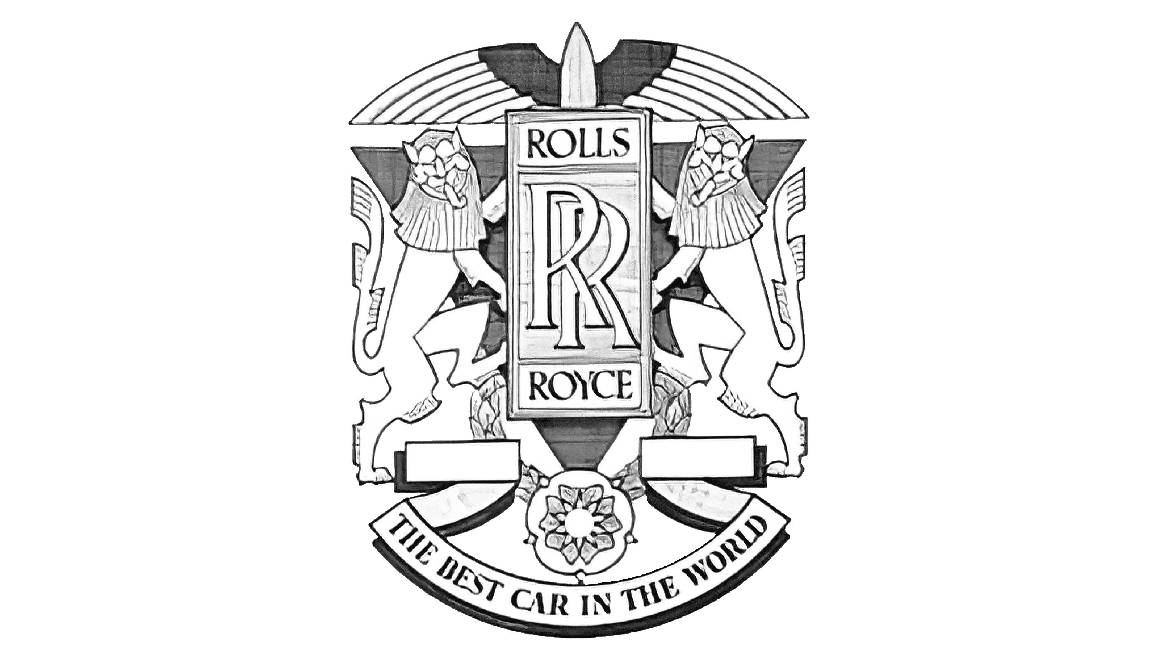 Old Rolls Royce Logo Photograph by Ronda Broatch  Pixels