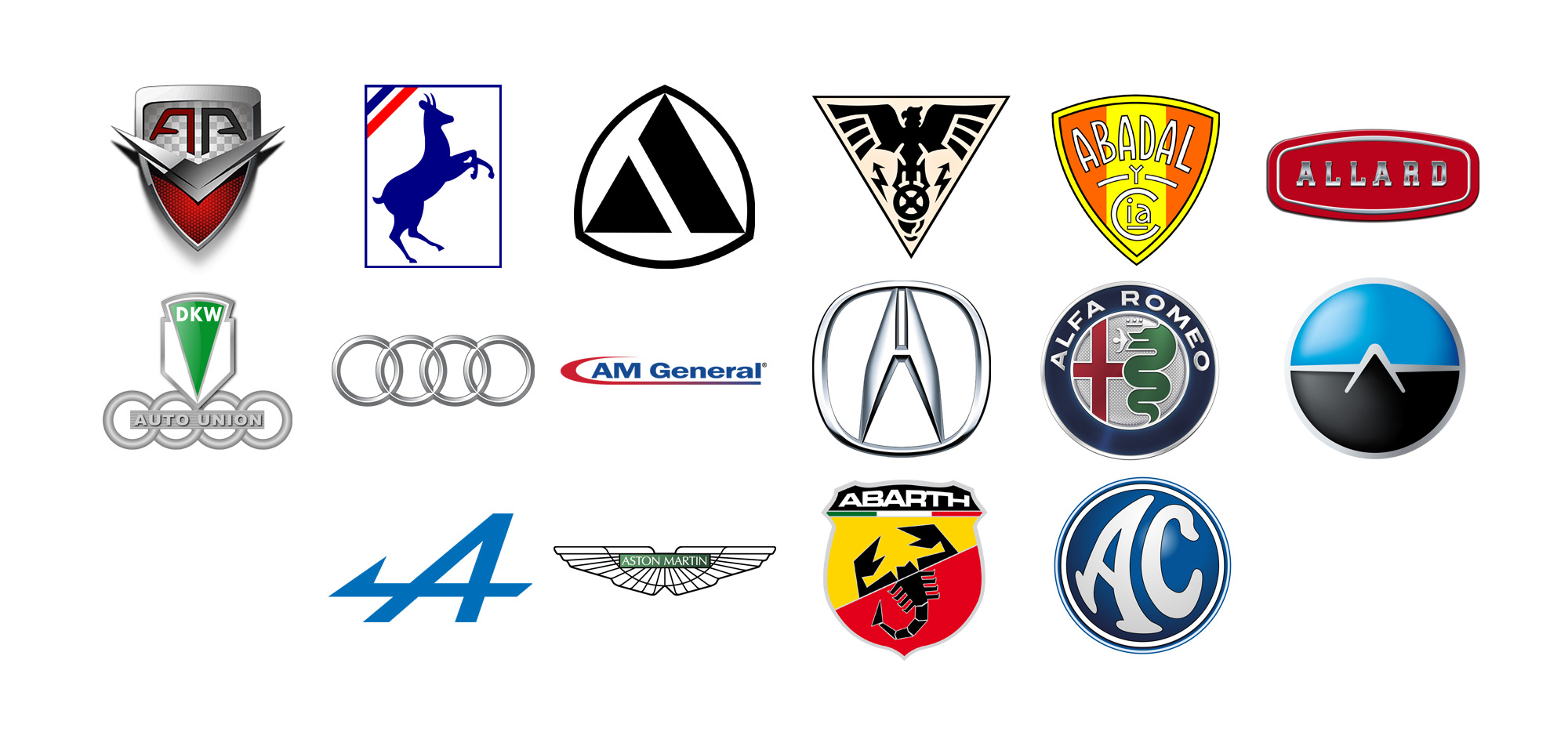 Car Manufacturers that start with A