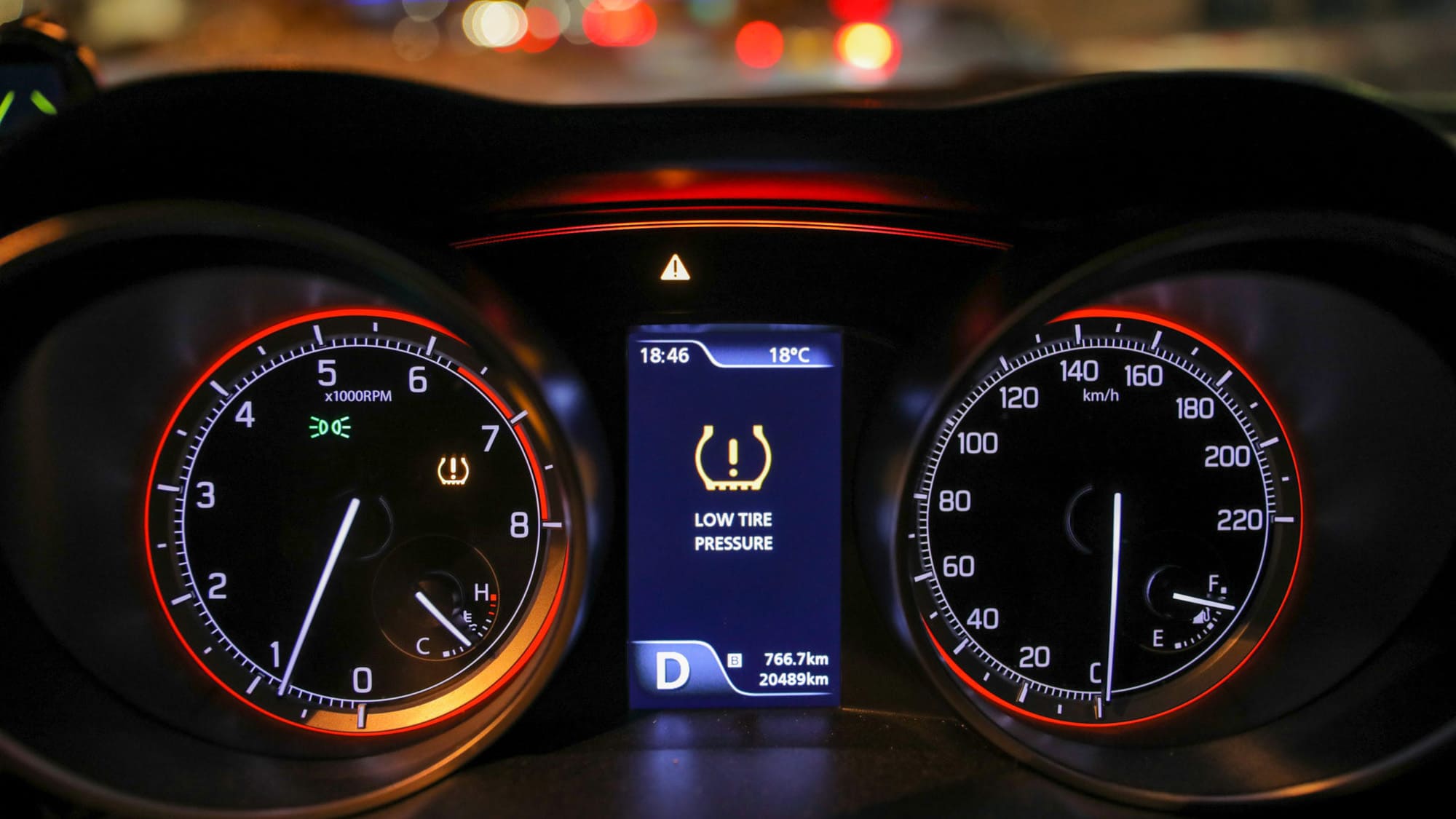 Vehicle's Tire Pressure Light Illuminates